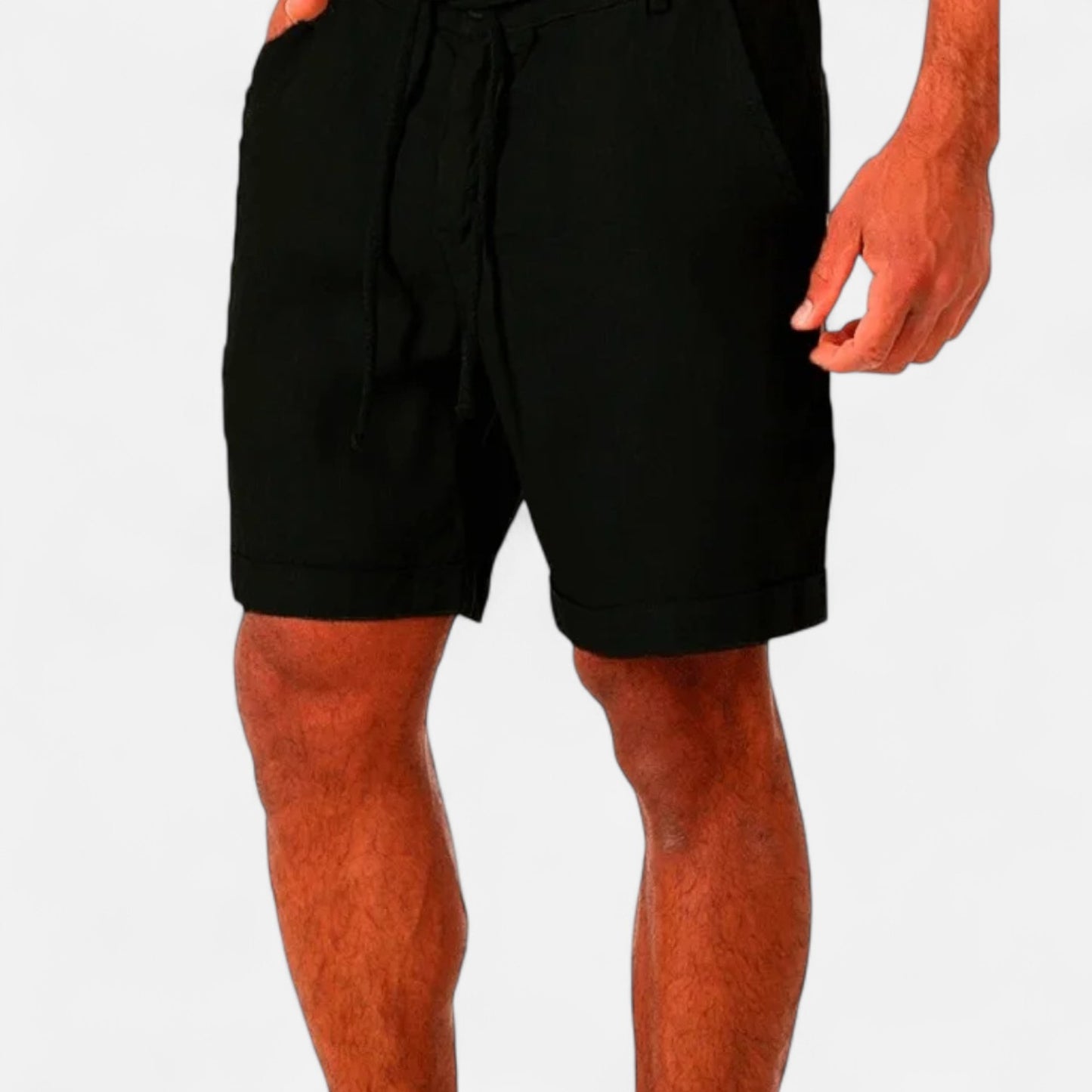 Caurelle | Men's Cotton-Linen Summer Shorts – Lightweight Comfort for Active Days