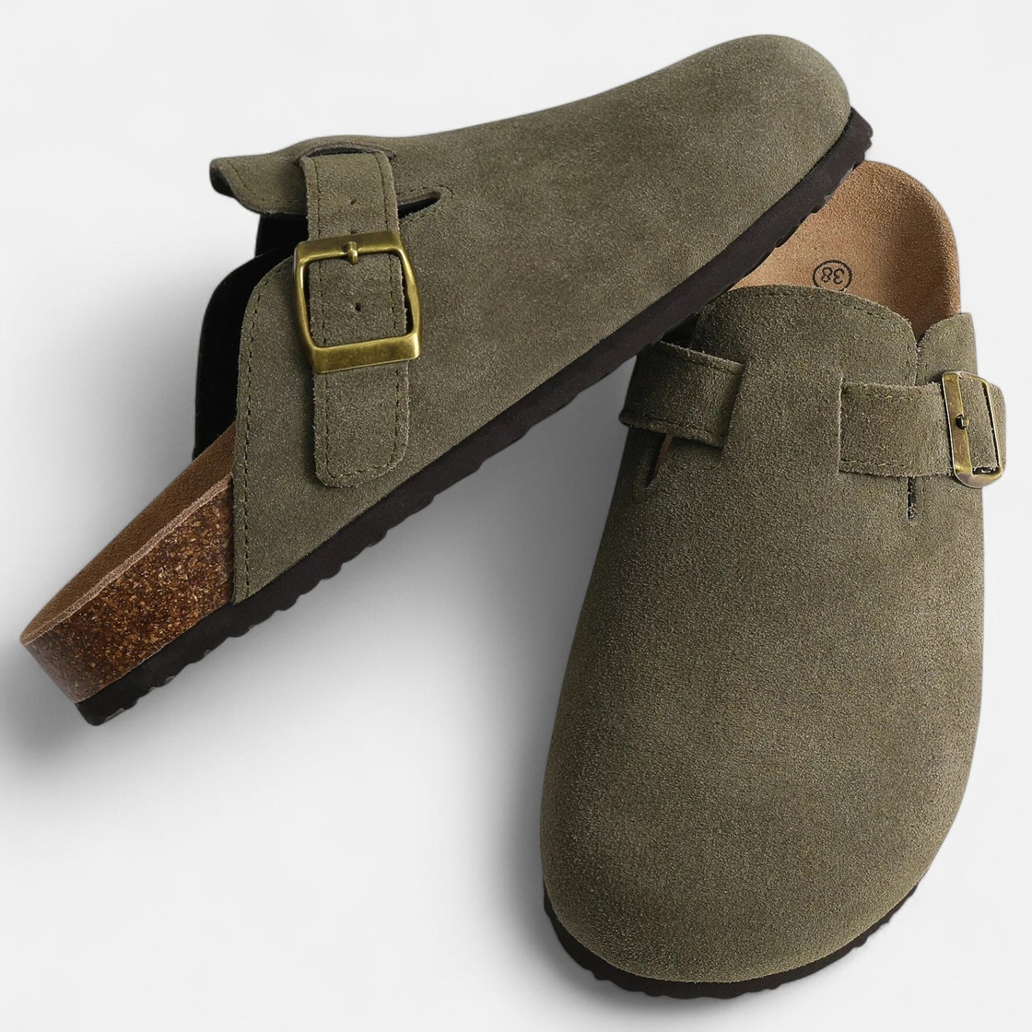 Caurelle | Unisex Cork Suede Slippers – Effortless Comfort, Everyday Style