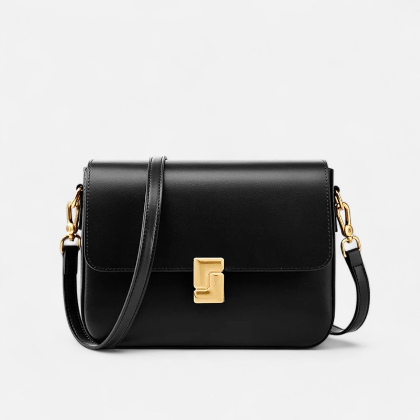 Caurelle | Women's Genuine Cowhide Leather Shoulder Bag – Timeless Luxury & Craftsmanship