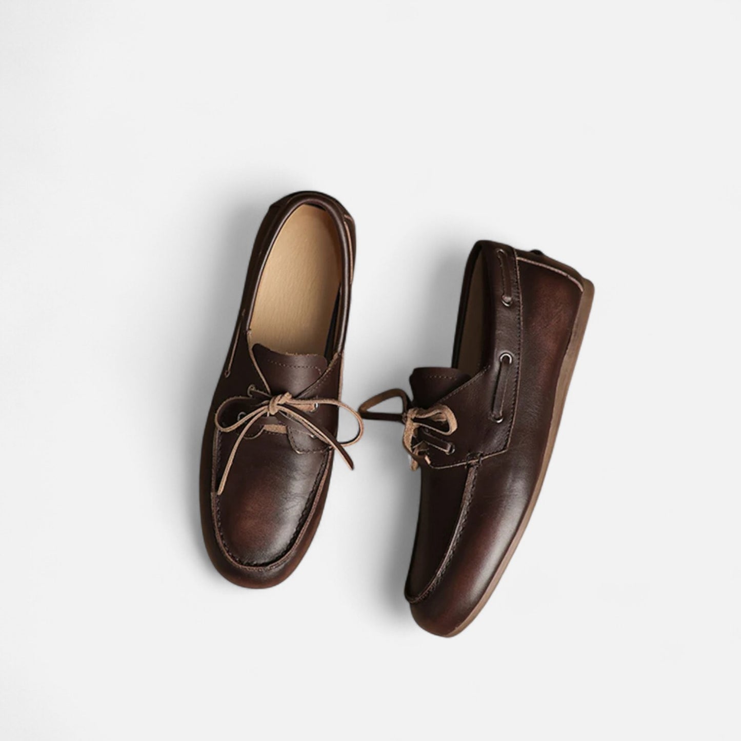 Caurelle | Women's Suede Leather Slip-On Loafers – Effortless Elegance, All-Day Comfort