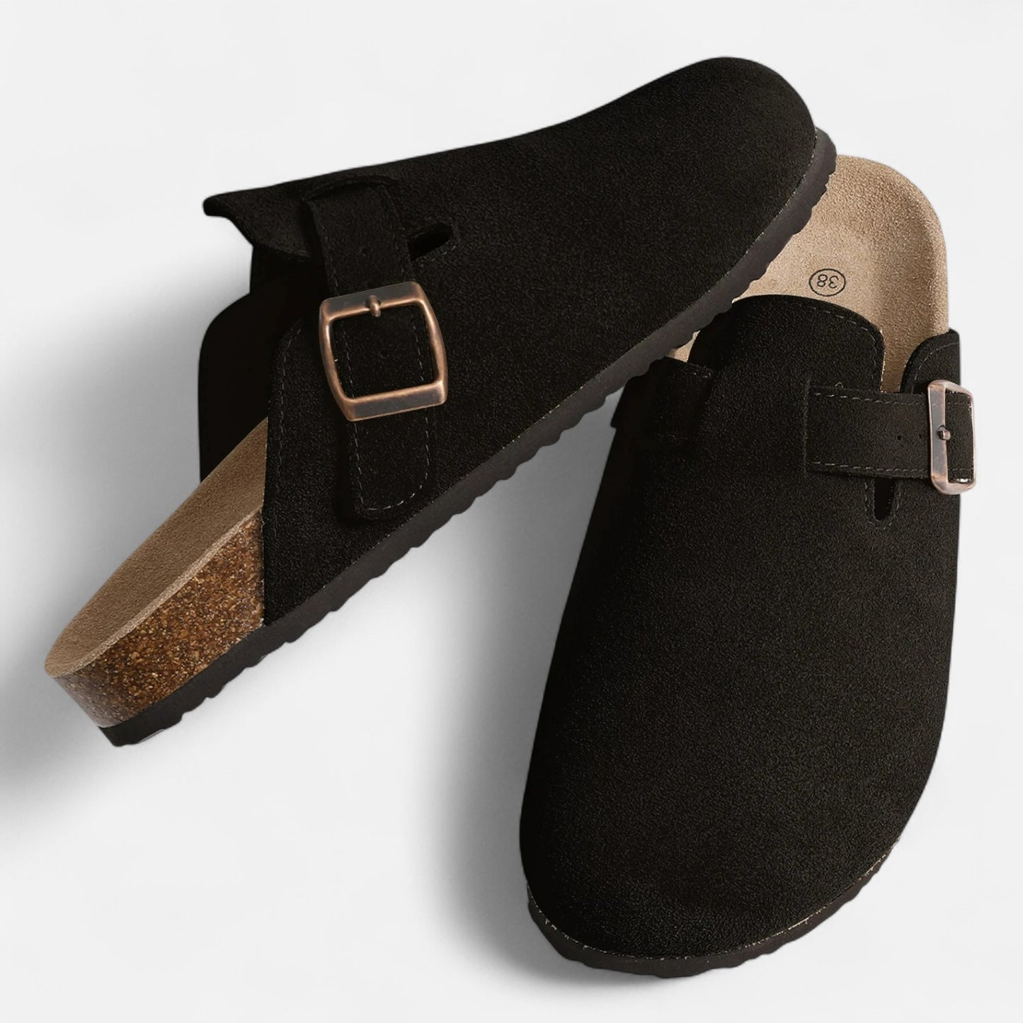 Caurelle | Unisex Cork Suede Slippers – Effortless Comfort, Everyday Style