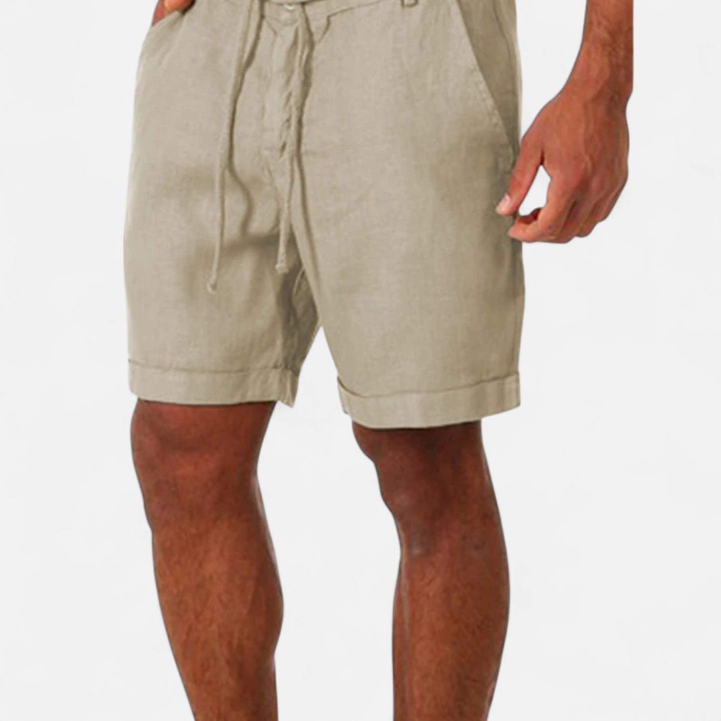 Caurelle | Men's Cotton-Linen Summer Shorts – Lightweight Comfort for Active Days