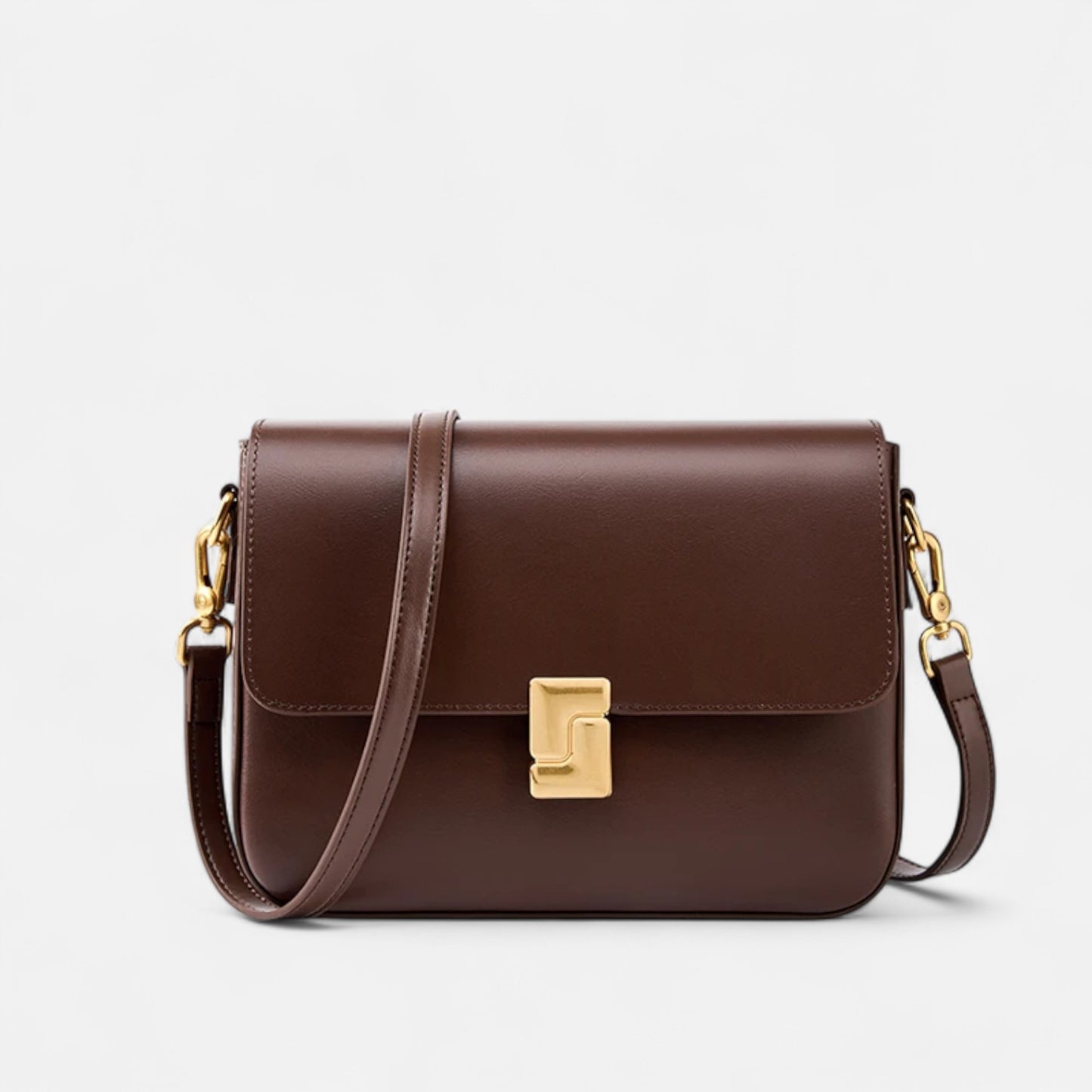 Caurelle | Women's Genuine Cowhide Leather Shoulder Bag – Timeless Luxury & Craftsmanship