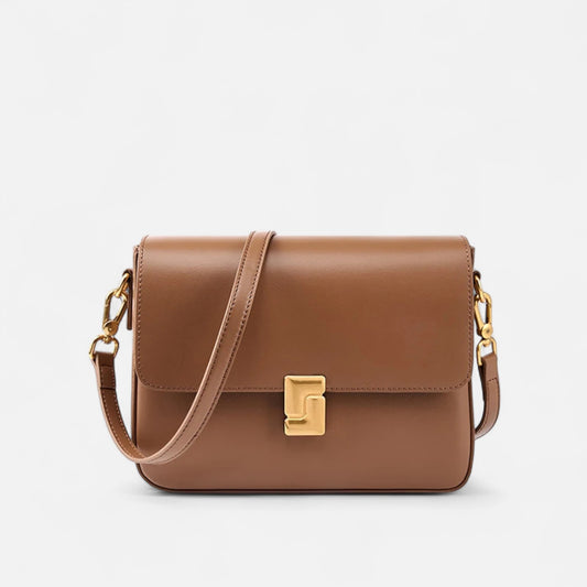 Caurelle | Women's Genuine Cowhide Leather Shoulder Bag – Timeless Luxury & Craftsmanship