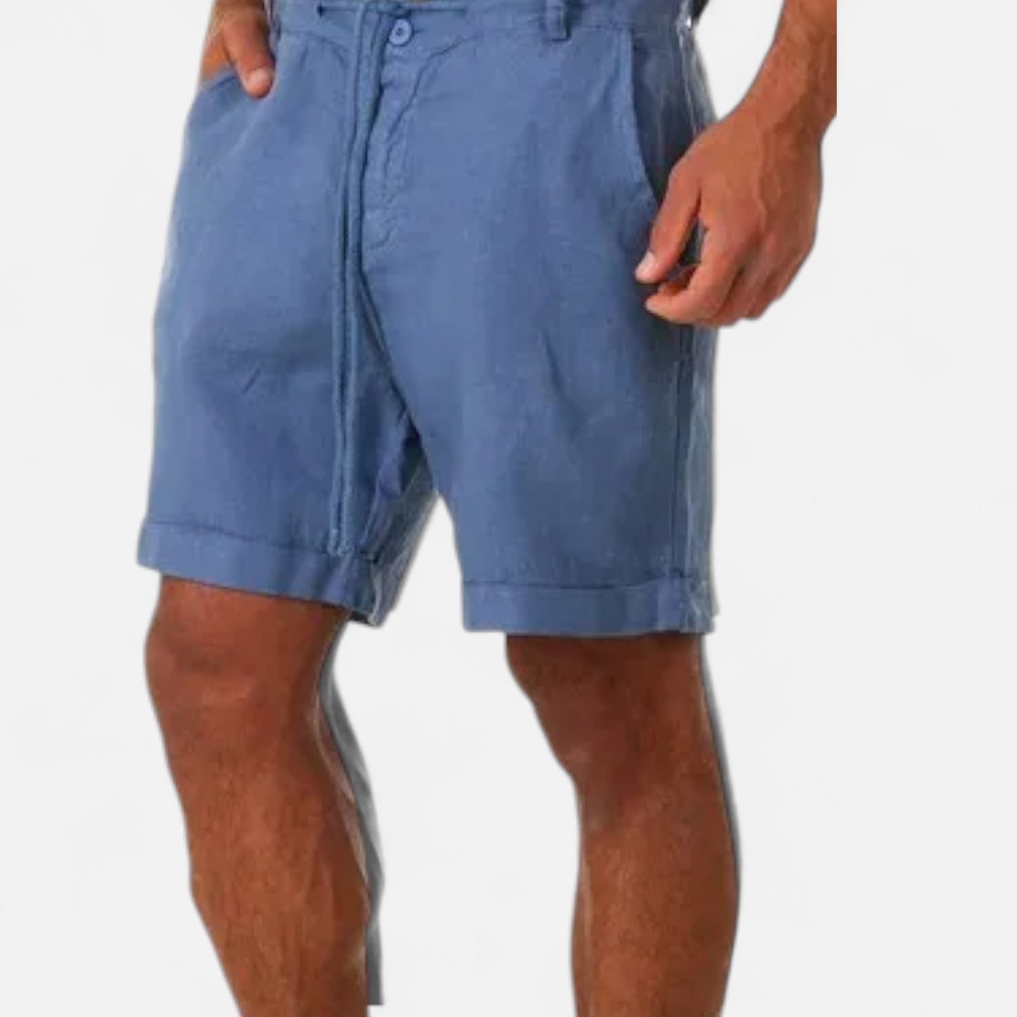 Caurelle | Men's Cotton-Linen Summer Shorts – Lightweight Comfort for Active Days
