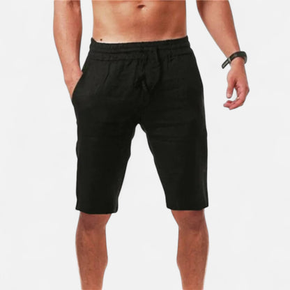 Caurelle | Men's Cotton-Linen Summer Shorts – Lightweight Comfort for Active Days
