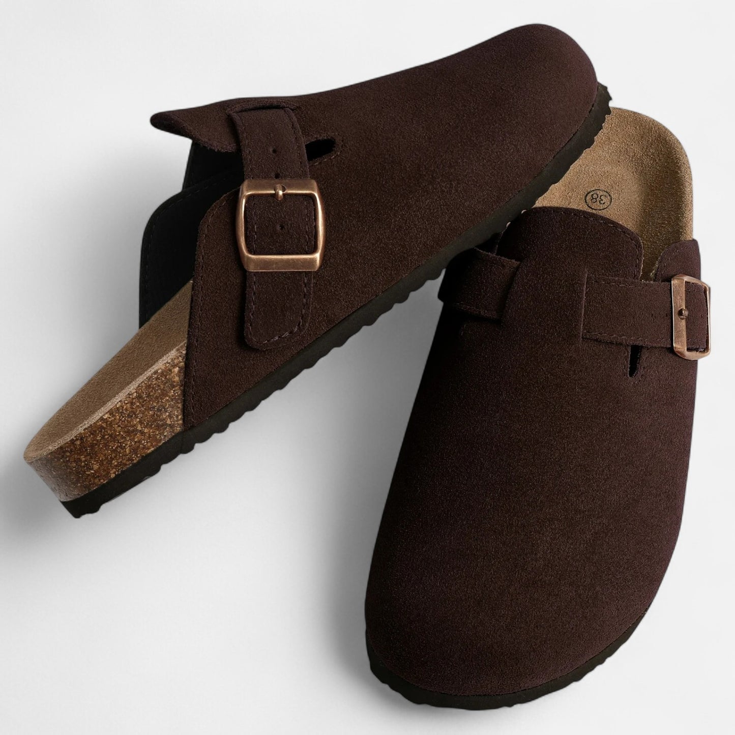 Caurelle | Unisex Cork Suede Slippers – Effortless Comfort, Everyday Style