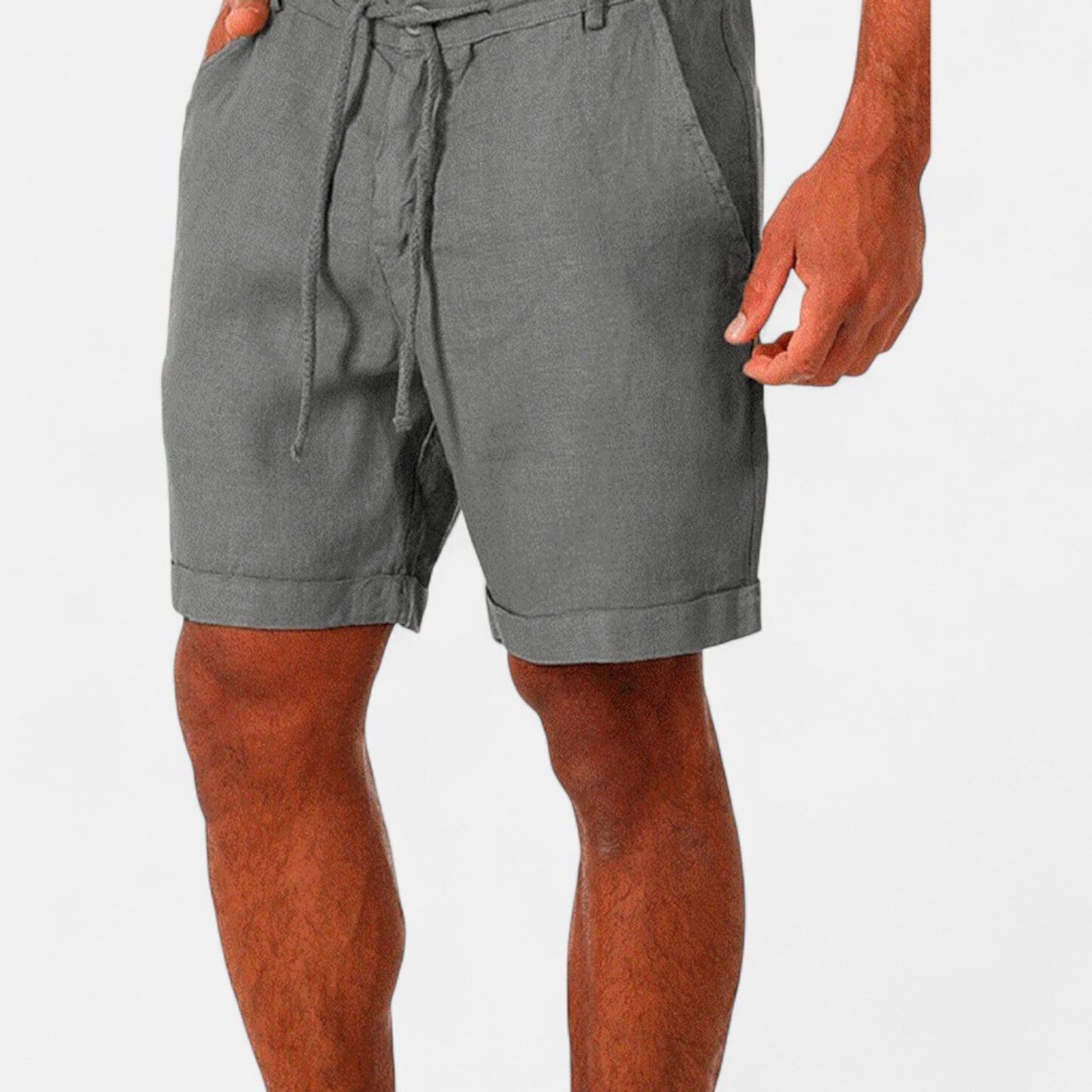Caurelle | Men's Cotton-Linen Summer Shorts – Lightweight Comfort for Active Days