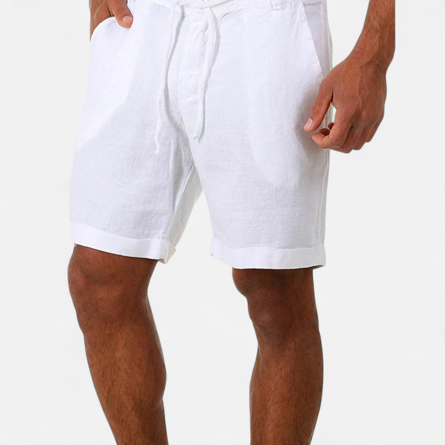 Caurelle | Men's Cotton-Linen Summer Shorts – Lightweight Comfort for Active Days