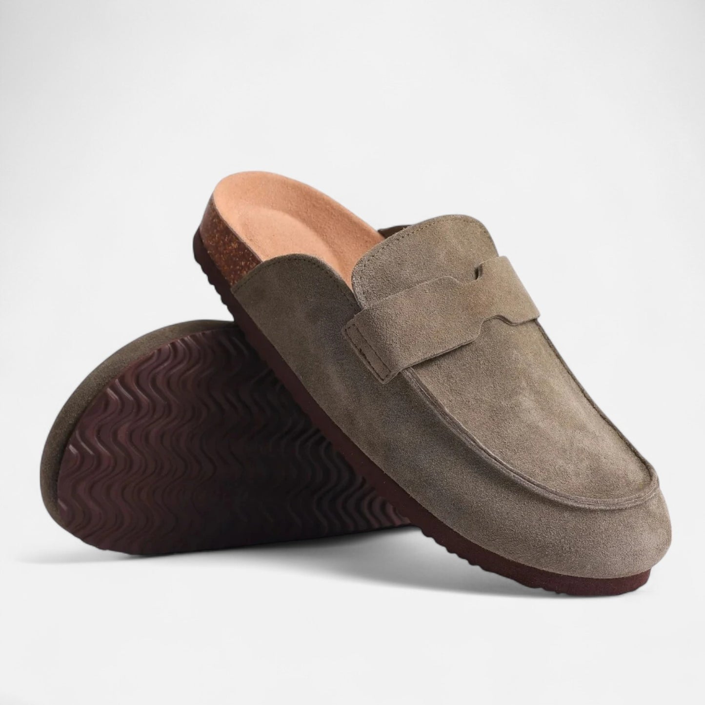 Caurelle | Unisex Cork Suede Slippers – Effortless Comfort, Everyday Style