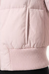 Women’s Winter Warm Cropped Puffer Jacket with Fur Trim Hood
