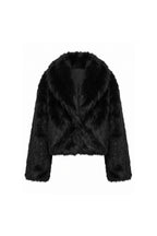 Women's Winter Cosy Cropped Faux Fur Jacket