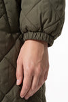 Women's Winter Warm Long Diamond Quilted Hooded Puffer Coat