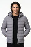 Men's Lightweight Warm Hooded Quilted Puffer Jacket