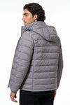 Men's Lightweight Warm Hooded Quilted Puffer Jacket