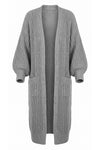 Women's Winter Cosy Chunky Knit Long Cardigan