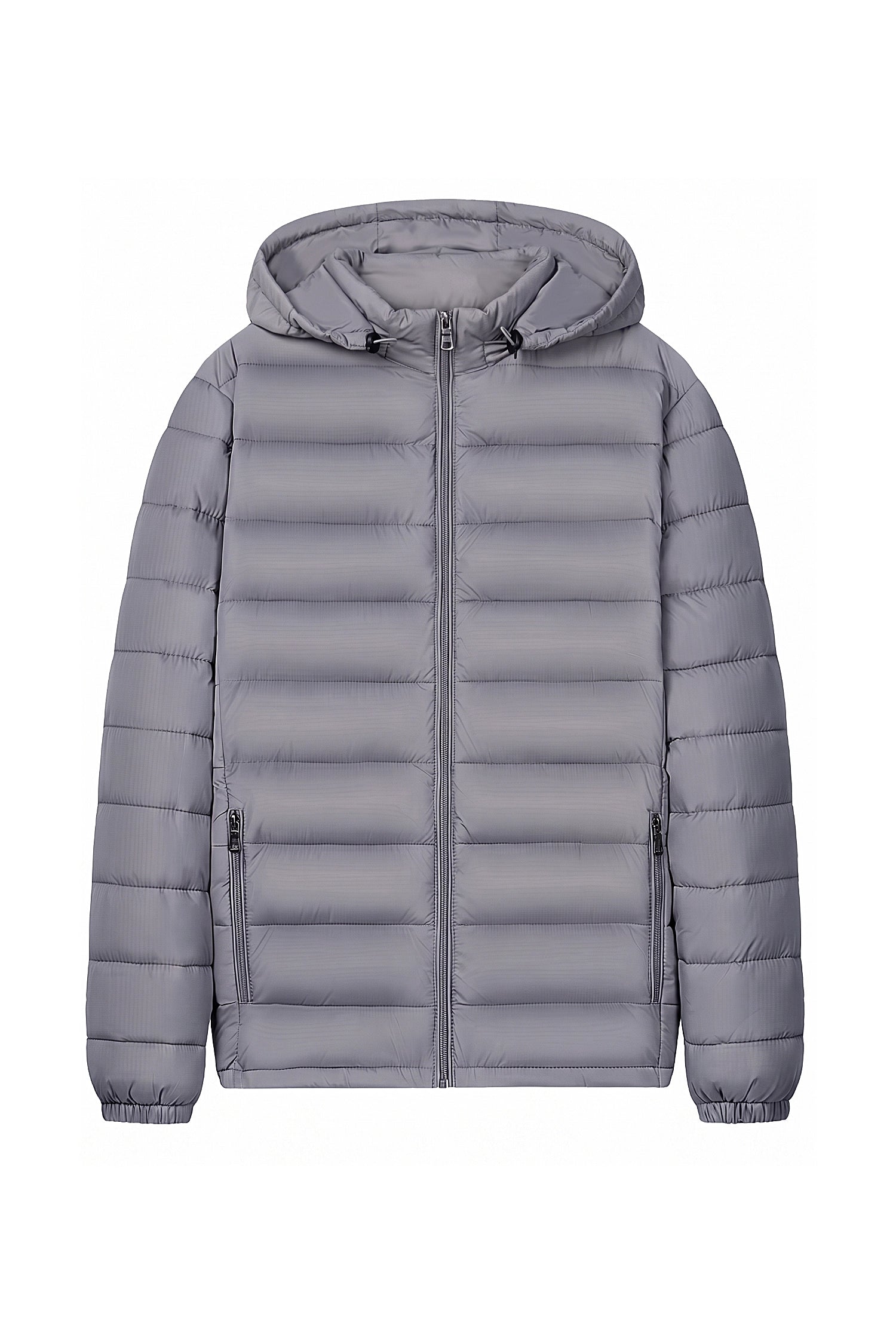 Men's Lightweight Warm Hooded Quilted Puffer Jacket