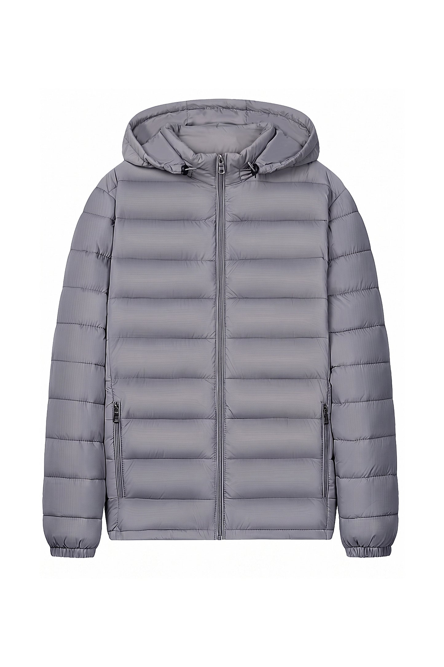 Men's Lightweight Warm Hooded Quilted Puffer Jacket