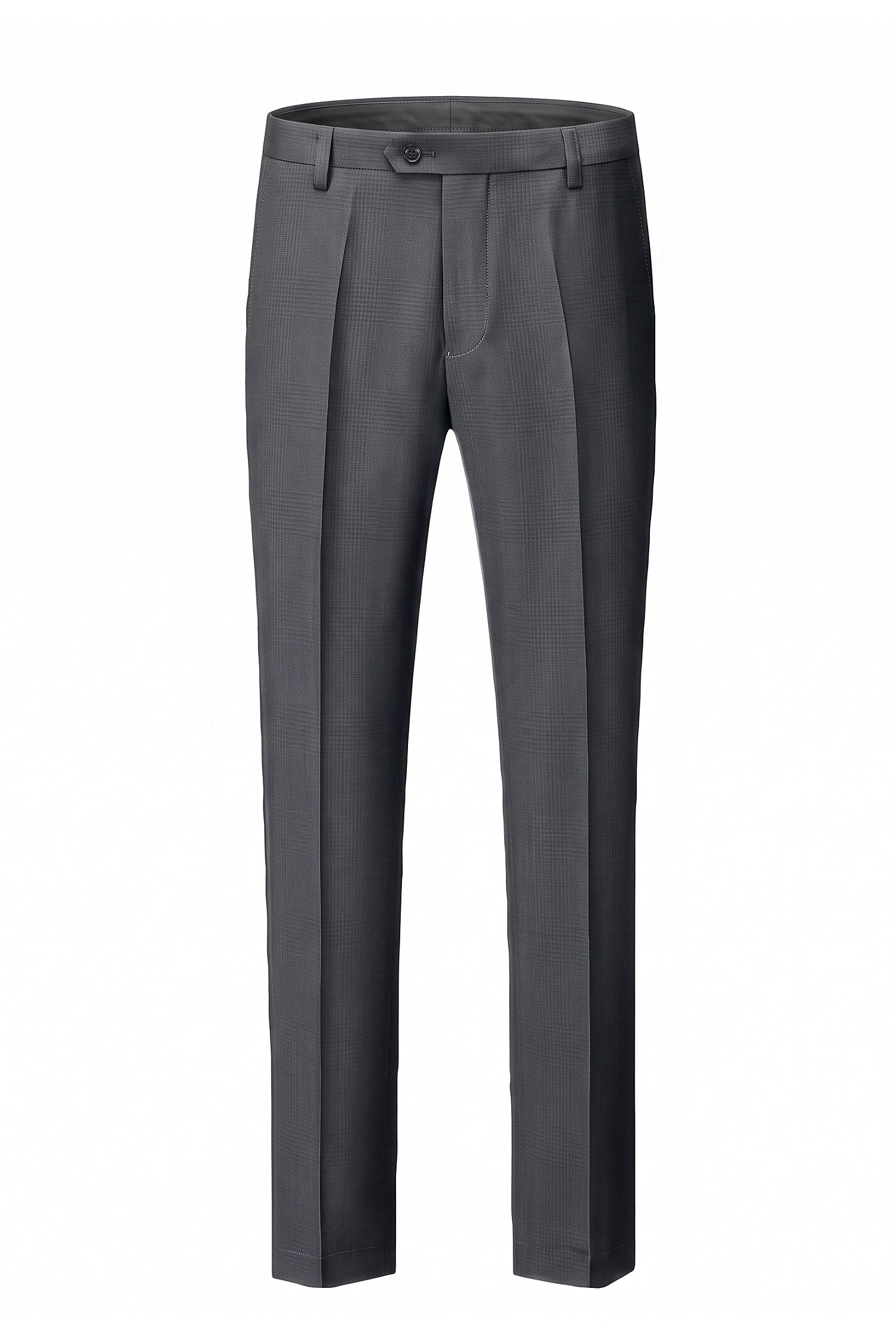 Men's Tailored Fit Double Breasted Two Piece Suit Set - Peak Lapel Blazer and Trousers