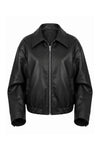 Women's Winter Versatile Oversized Faux Leather Jacket
