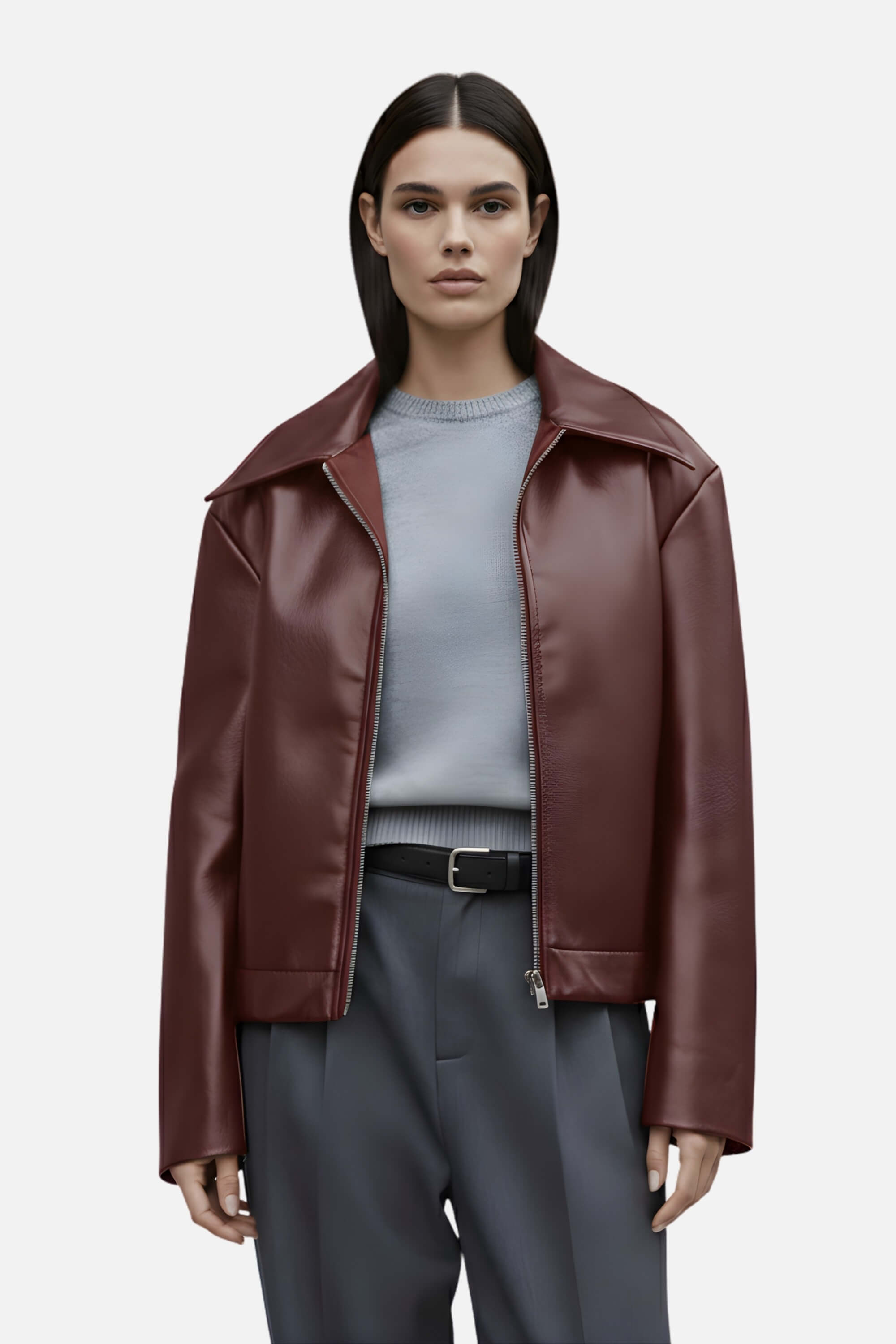 Caurelle | Women’s Leather Jacket – Effortless Edge with Timeless Appeal