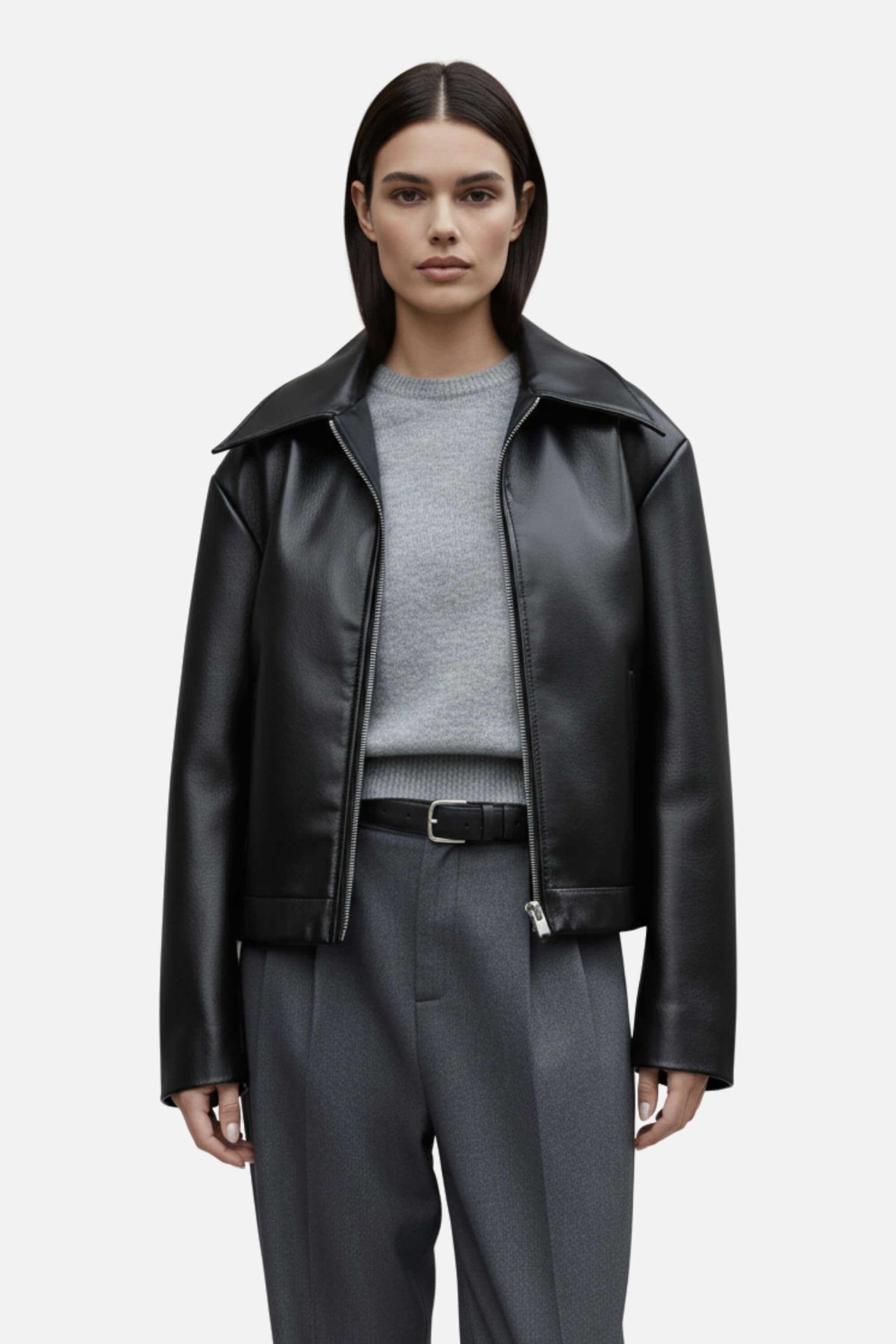 Caurelle | Women’s Leather Jacket – Effortless Edge with Timeless Appeal