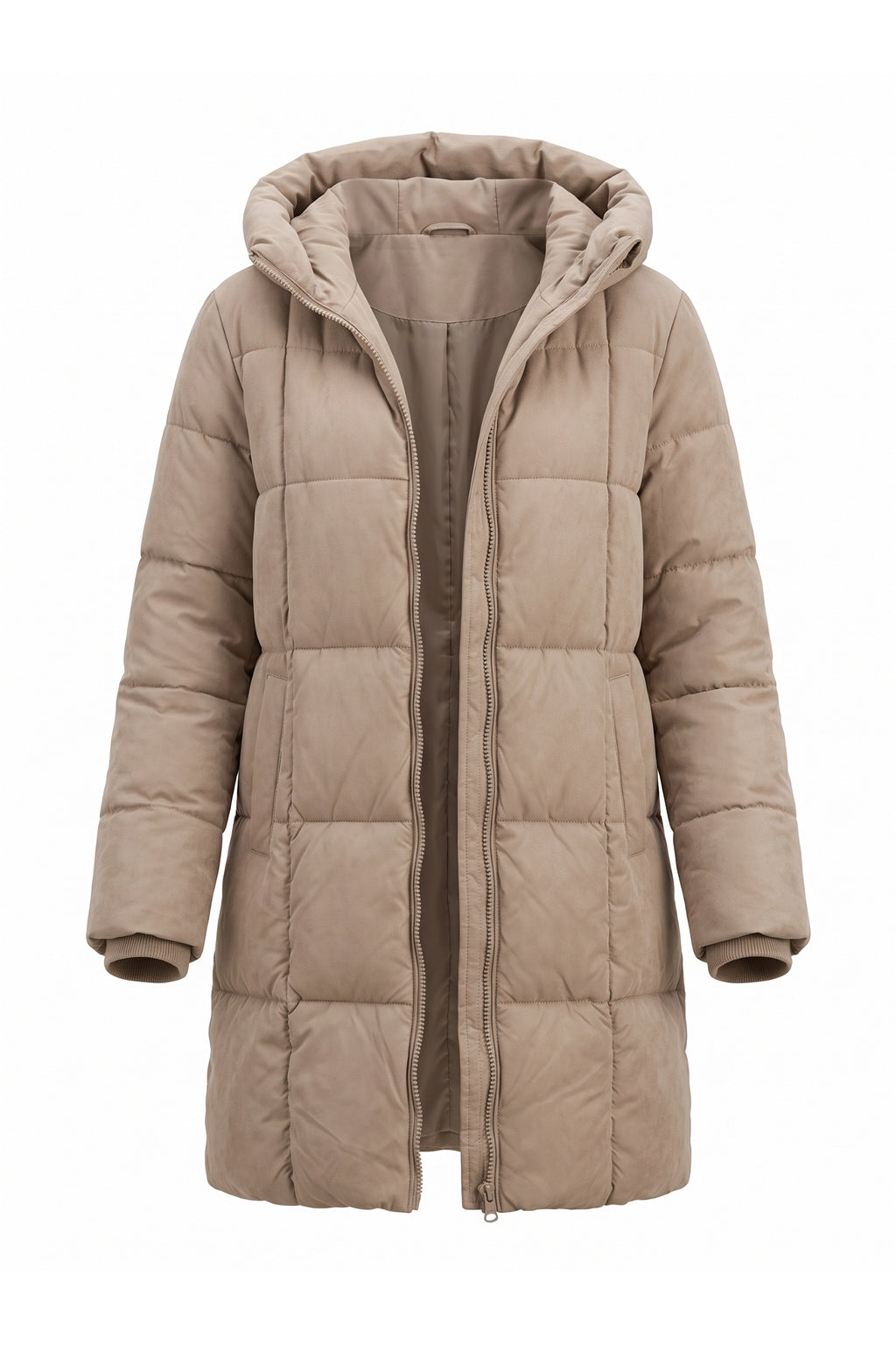 Women’s Winter Warm Long Hooded Puffer Coat