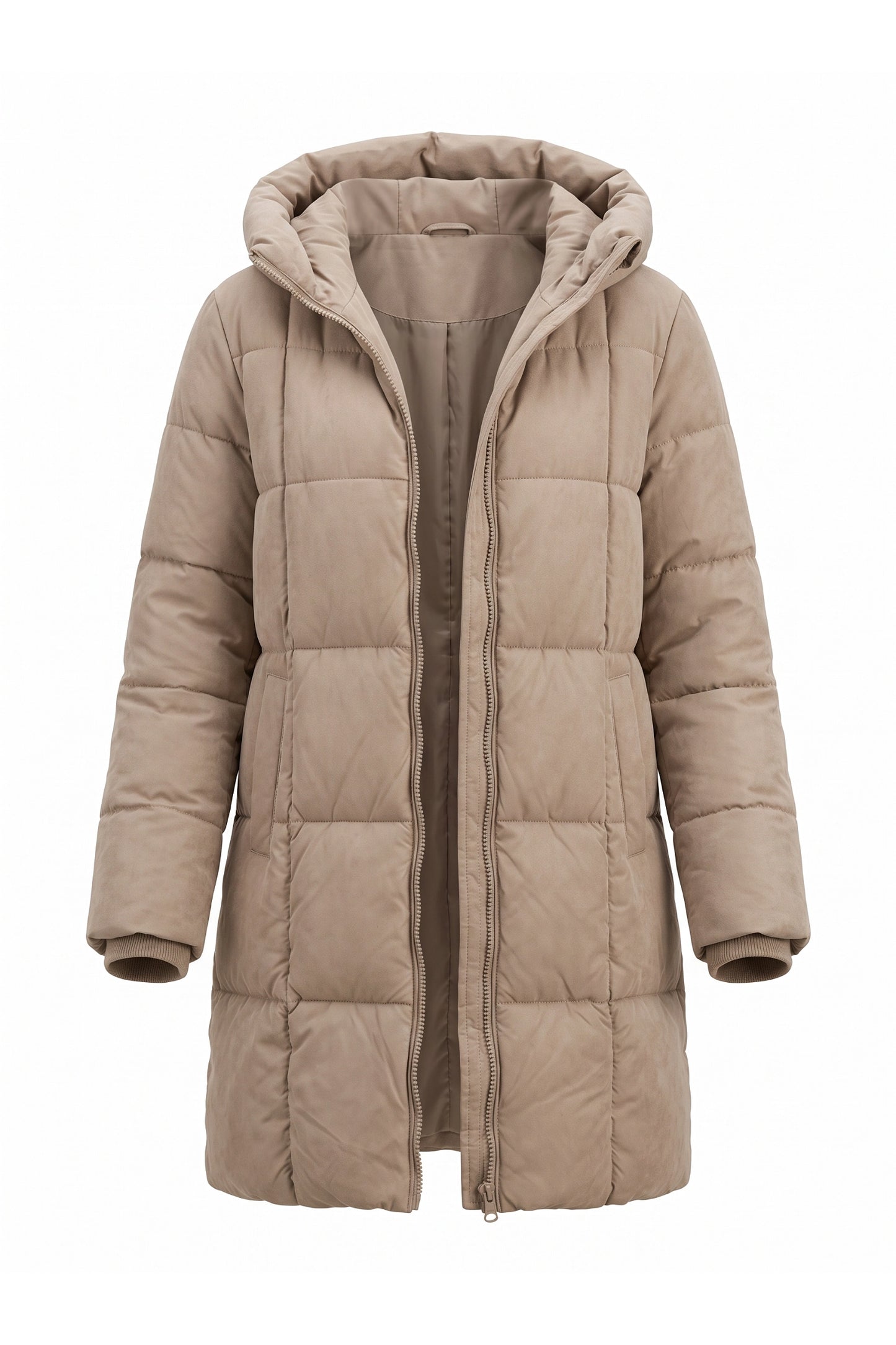 Women’s Winter Warm Long Hooded Puffer Coat