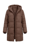 Women’s Winter Warm Long Hooded Puffer Coat
