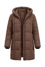Women’s Winter Warm Long Hooded Puffer Coat