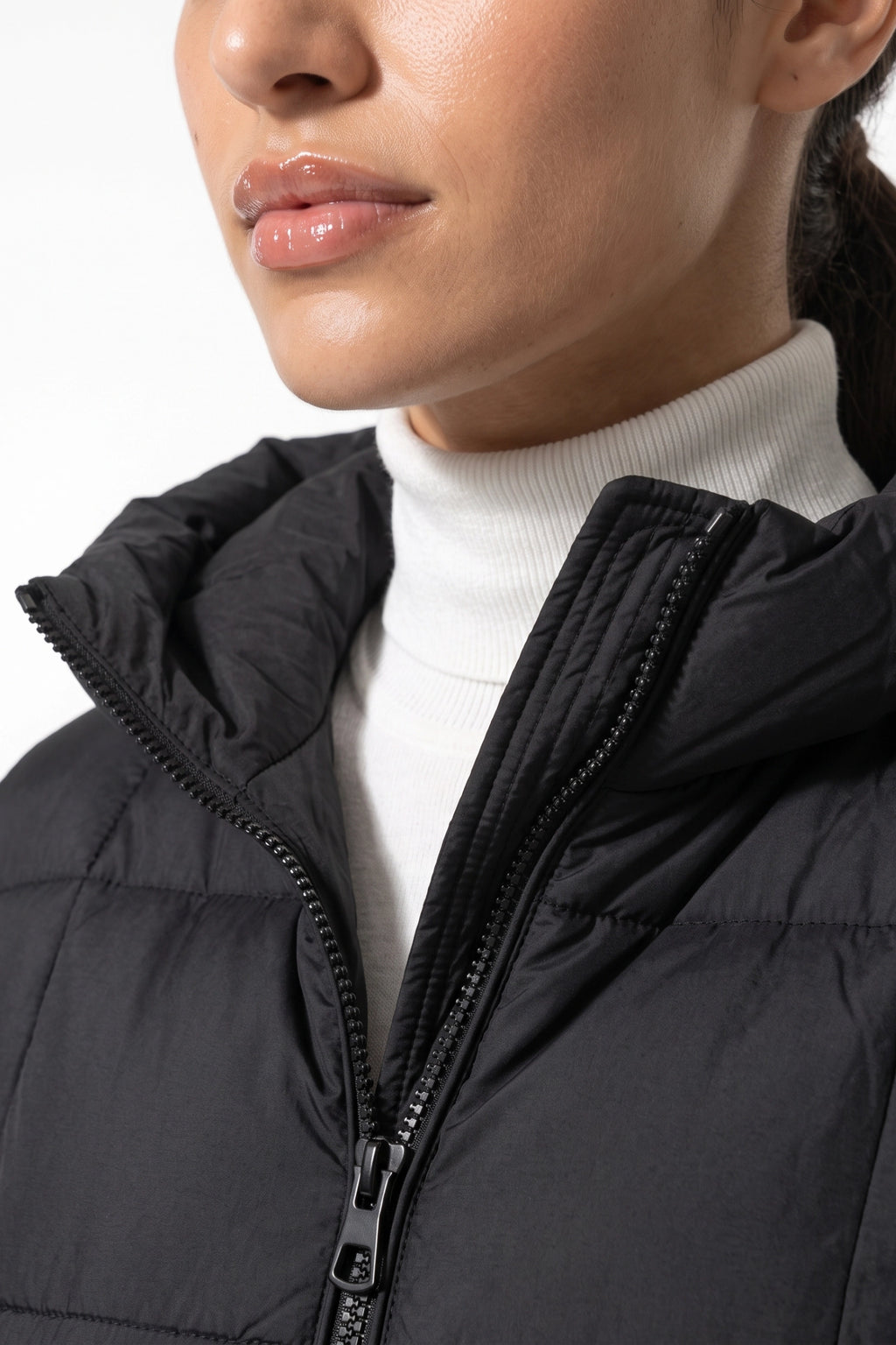 Women’s Winter Warm Long Hooded Puffer Coat