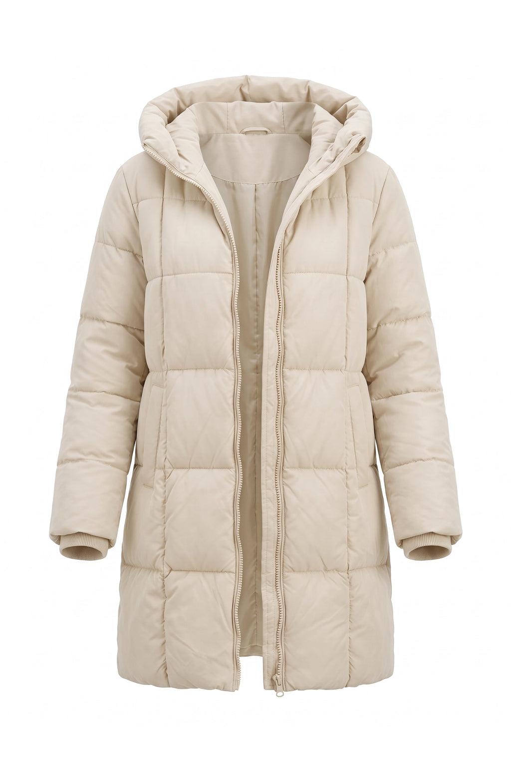 Women’s Winter Warm Long Hooded Puffer Coat