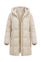 Women’s Winter Warm Long Hooded Puffer Coat