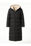 Women’s Winter Warm Longline Fleece Lined Puffer Coat with Hood