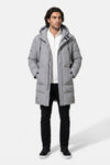 Men’s Winter Warm Longline Hooded Puffer Jacket