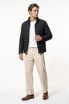 Men's Winter Lightweight Padded Black Puffer Jacket