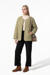 Women’s Winter Lightweight Quilted Jacket with Relaxed Fit