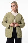 Women’s Winter Lightweight Quilted Jacket with Relaxed Fit