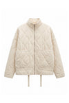 Women’s Winter Warm High Collar Quilted Jacket with Relaxed Fit