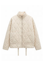 Women’s Winter Warm High Collar Quilted Jacket with Relaxed Fit