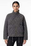 Women’s Winter Warm High Collar Quilted Jacket with Relaxed Fit