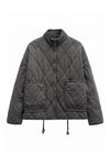 Women’s Winter Warm High Collar Quilted Jacket with Relaxed Fit