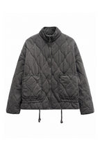 Women’s Winter Warm High Collar Quilted Jacket with Relaxed Fit