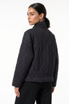 Women’s Winter Warm High Collar Quilted Jacket with Relaxed Fit