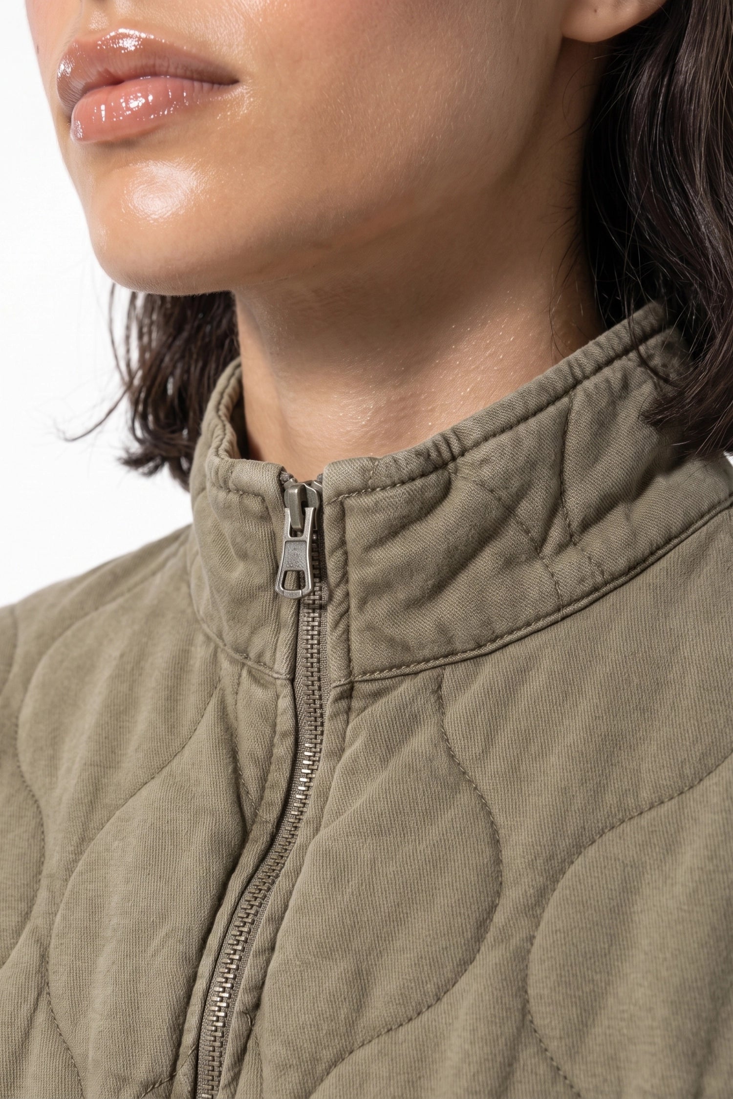 Women’s Winter Warm High Collar Quilted Jacket with Relaxed Fit