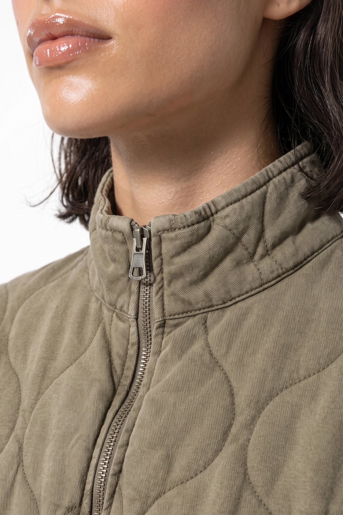 Women’s Winter Warm High Collar Quilted Jacket with Relaxed Fit