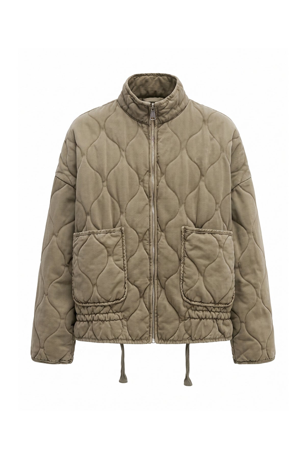 Women’s Winter Warm High Collar Quilted Jacket with Relaxed Fit