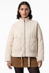 Women’s Winter Warm High Collar Quilted Jacket with Relaxed Fit