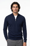 Men's Winter Lightweight Knit Quarter Zip Jumper