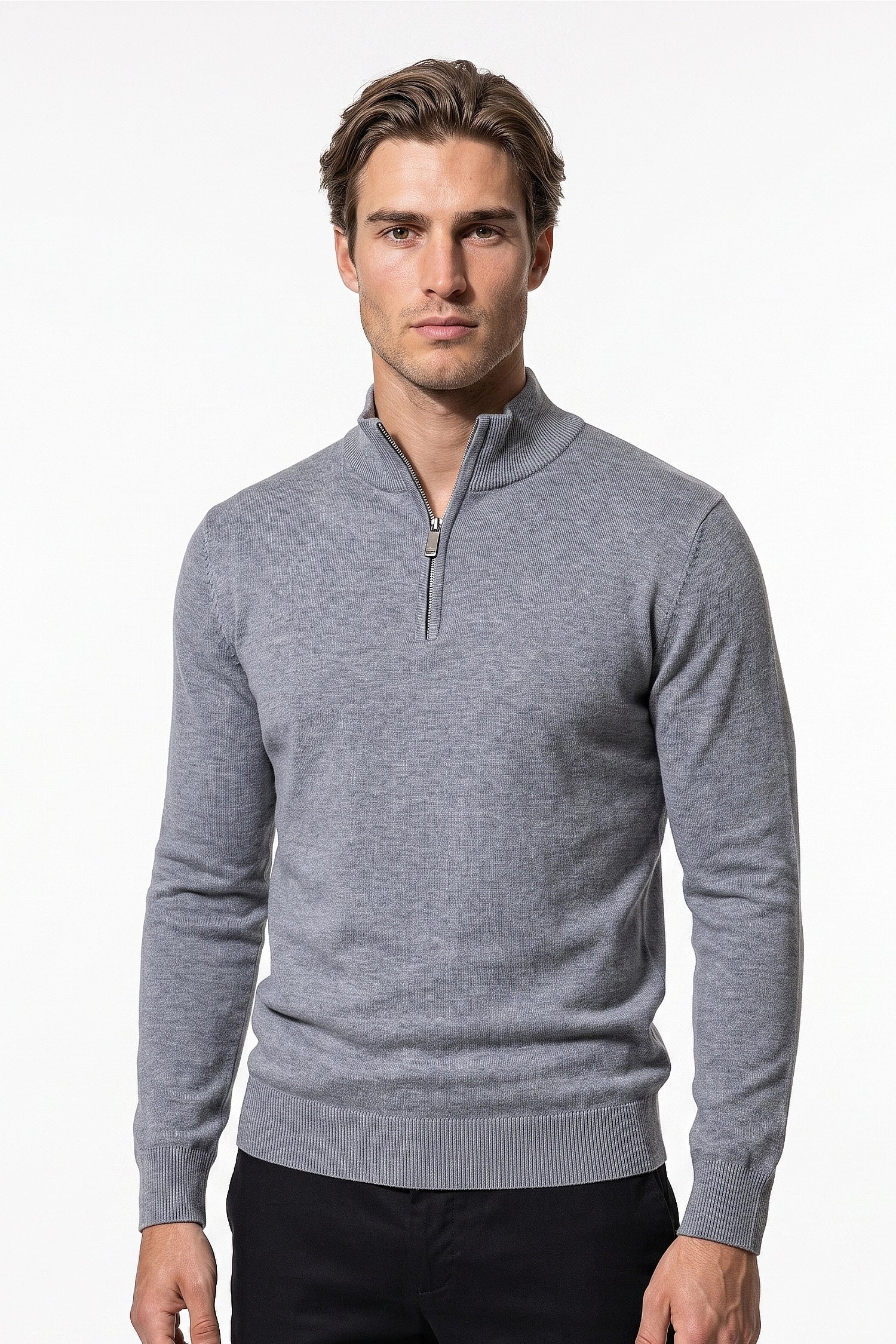 Men's Winter Lightweight Quarter Zip Jumper
